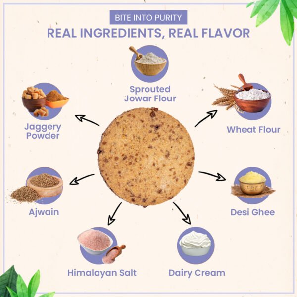 Ajwain Ghee Crisps - Ajwain & Jaggery Cookies | Ingredients