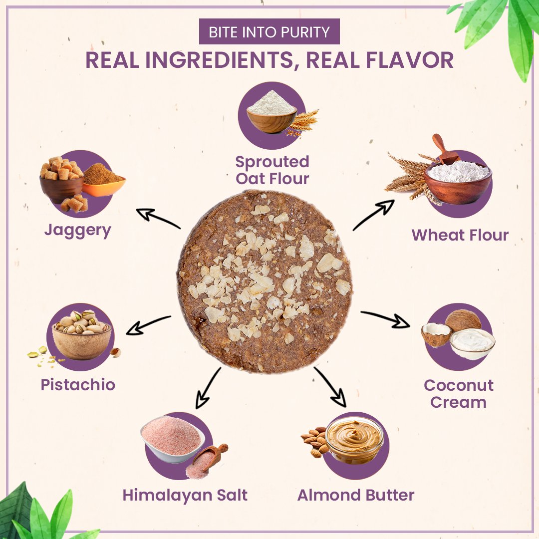 Nutri-Munch - High-Fiber Oatmeal & Raisin Cookies - Ingredients