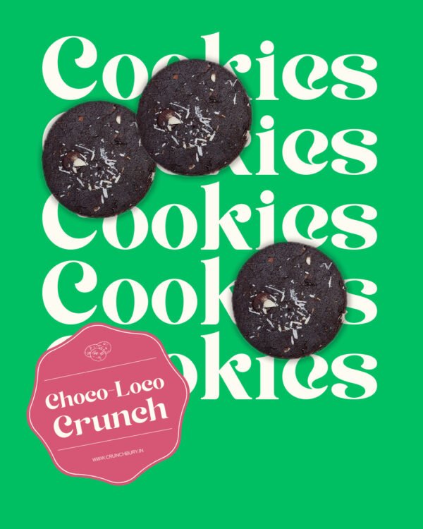 Choco-Loco Crunch - 70% Chocolate & Almond cookie