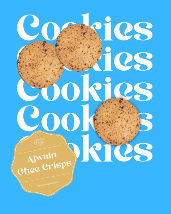 Ajwain Ghee Crisps - Ajwain & Jaggery Cookie | Gluten Free & Healthy Cookies