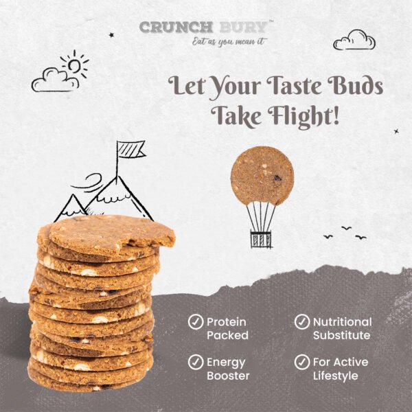 High protein, energy booster amaranth and buckwheat cookies